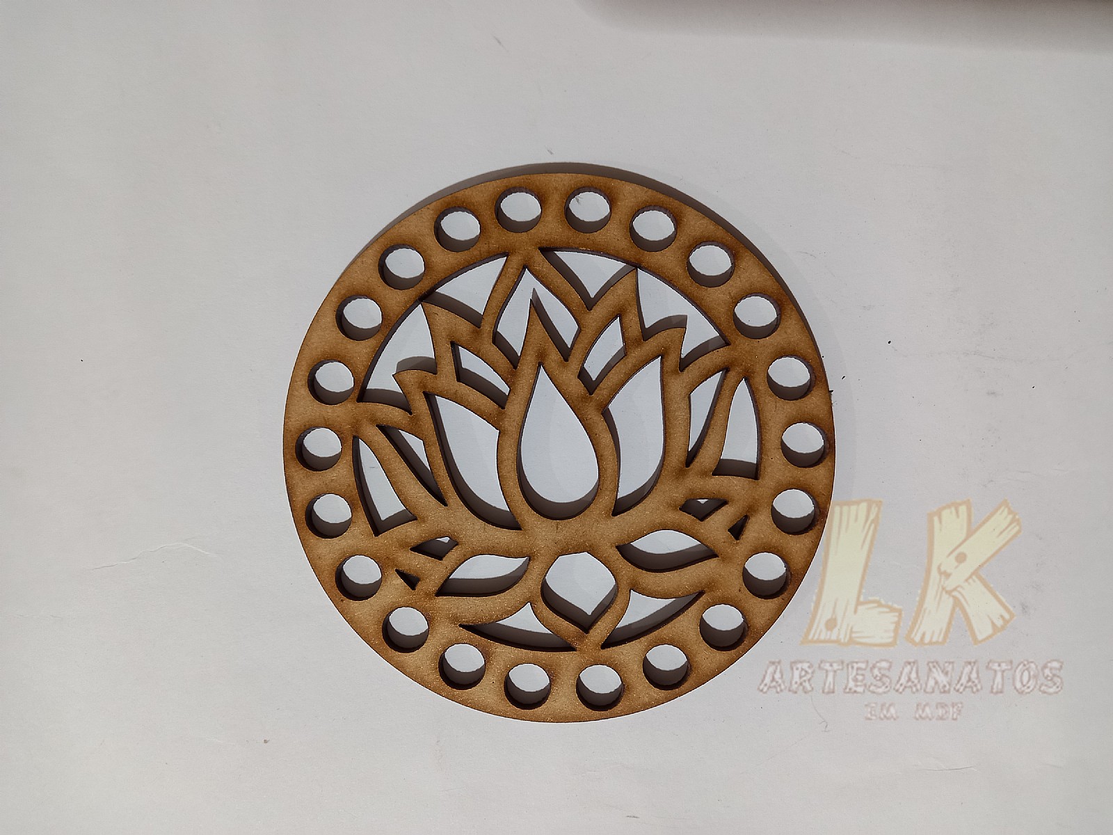 Base para crochê redonda 